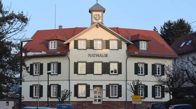 Das Rathaus der Gemeinde Engelsbrand