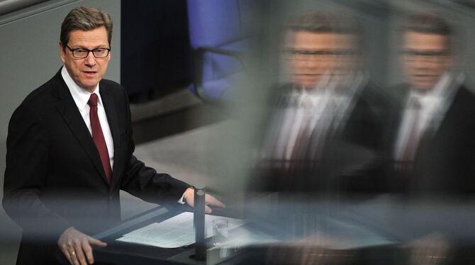 Guido Westerwelle. FOTO: DPA