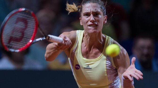 Andrea Petkovic schied in Stuttgart aus. Foto: Daniel Maurer