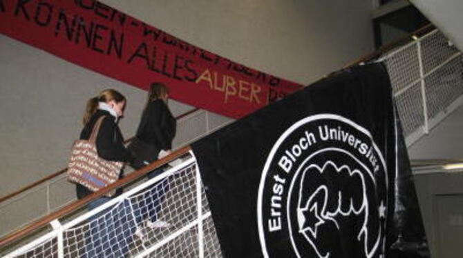 An der Uni Tübingen wächst der Widerstand gegen die schlechten Studienbedingungen.
GEA-FOTO: LENSCHOW