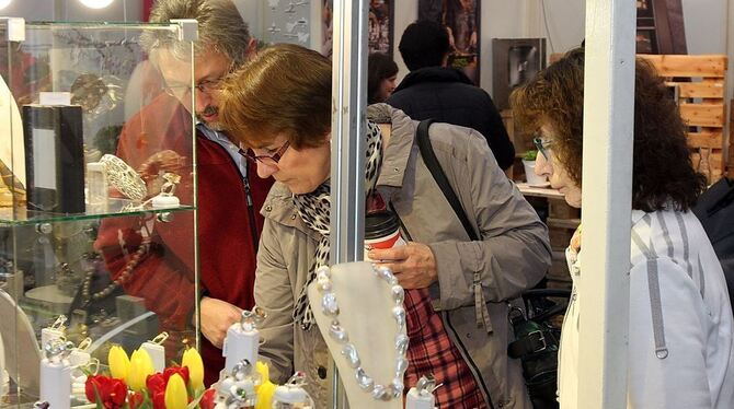 Schönes und Nützliches gab es auf der Gewerbemesse zu entdecken.