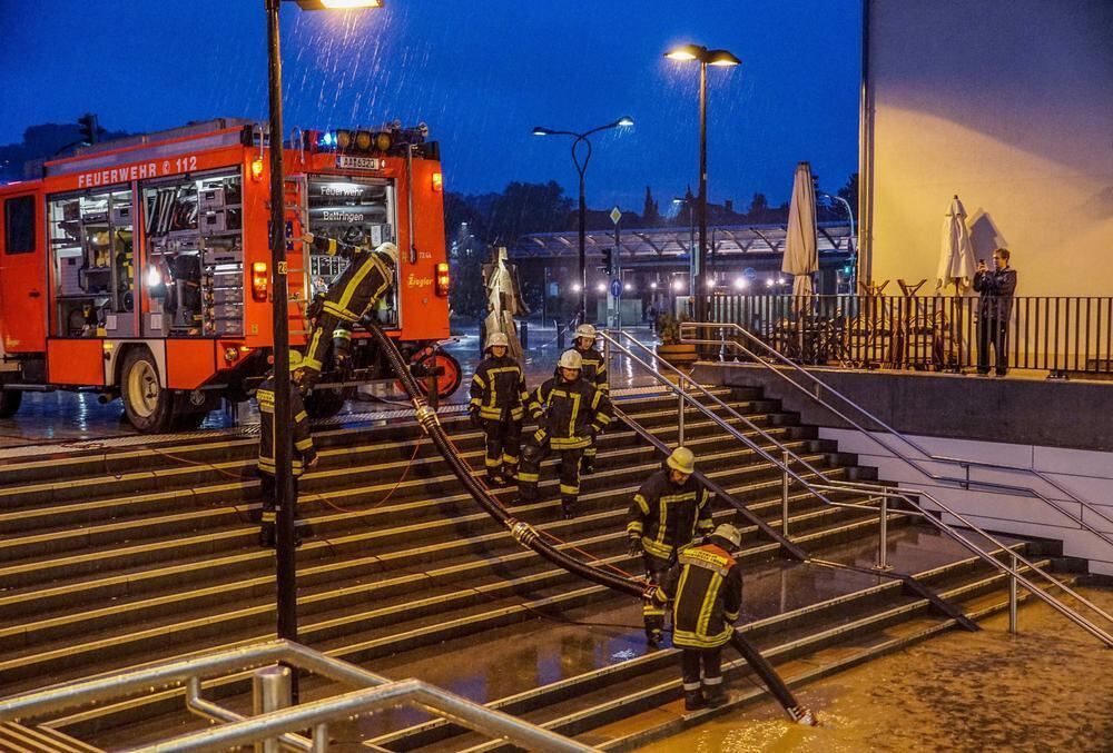 Schwere Unwetter im Land Braunsbach Schwäbisch Gmünd