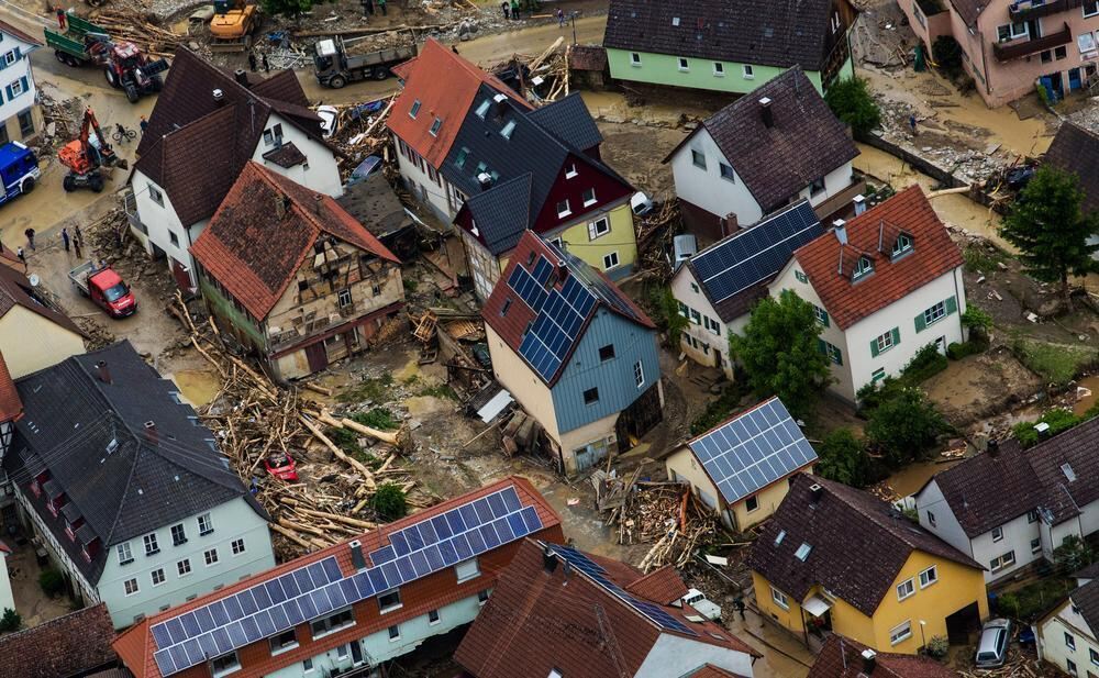 Schwere Unwetter im Land Braunsbach