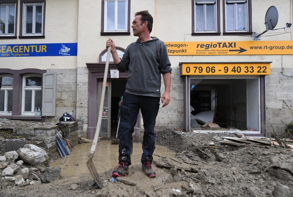 Schwere Unwetter im Land Braunsbach