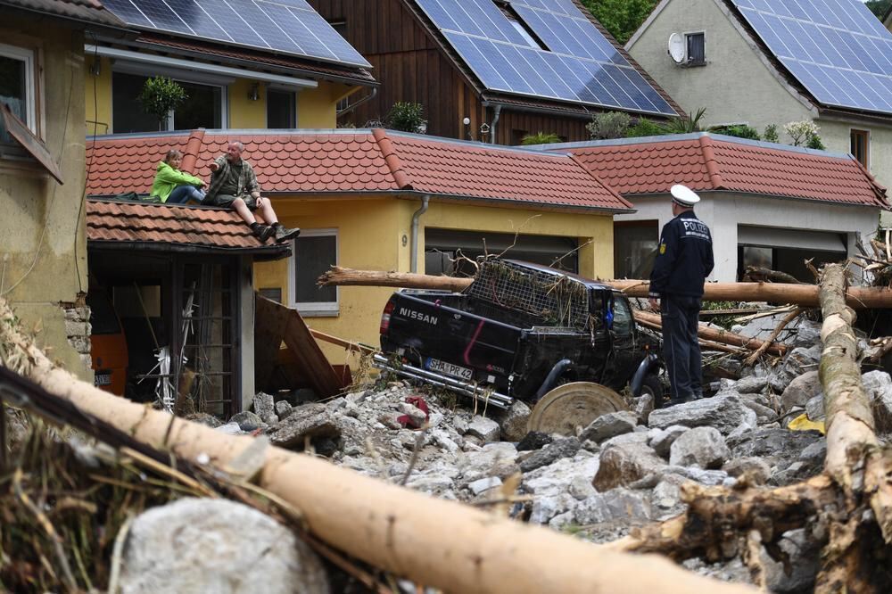 Schwere Unwetter im Land Braunsbach