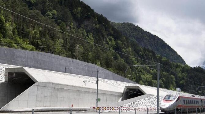 Gotthard-Basistunnel: »Historisches Schlüssel- und Vorzeigeprojekt für grenzüberschreitende Mobilität«. Foto: Laurent Gillier