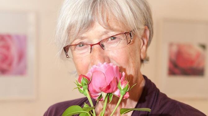 Die Faszination einer göttlichen Blume: Rosenbilder der Mössingerin Ingrid Ehniß sind bis zum 24. Juli in der Martin-Luther-Kirc