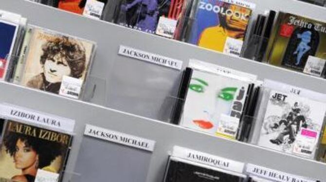 Die CDs von Michael Jackson sind vielerorts ausverkauft. FOTO: DPA