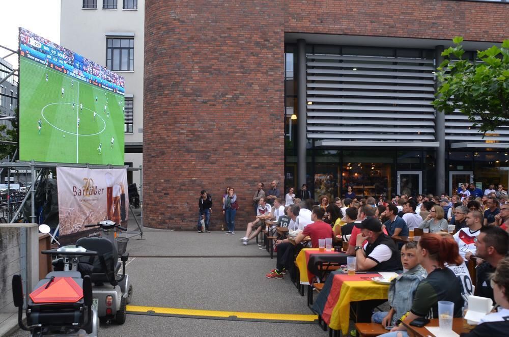 Public Viewing Reutlingen EM 2016 Deutschland - Nordirland