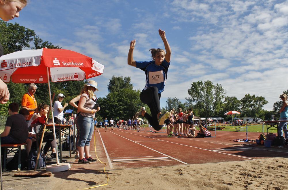 Jugend trainiert für Olympia Juni 2016 Pliezhausen