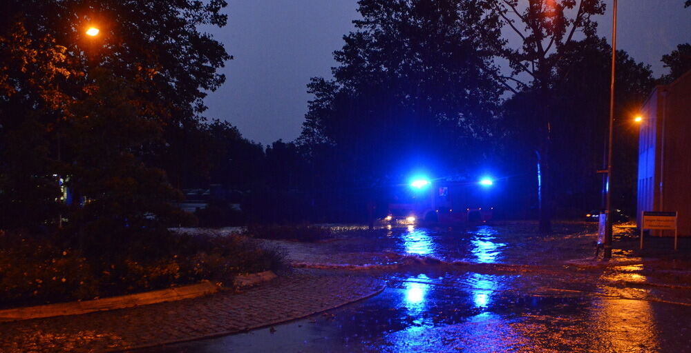 Hochwasser in der Region nach schweren Unwettern