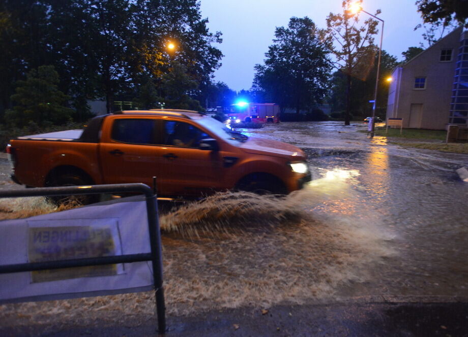 Hochwasser in der Region nach schweren Unwettern