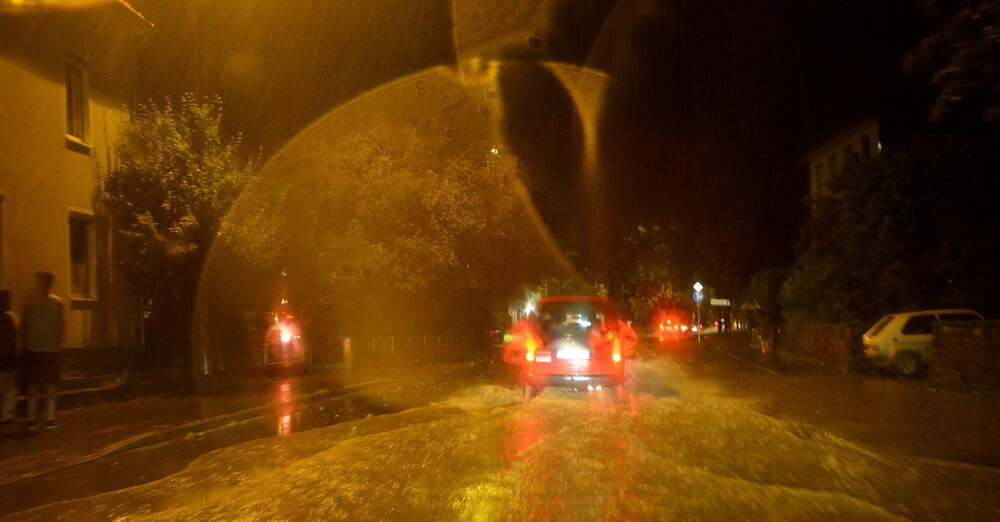 Hochwasser in der Region nach schweren Unwettern