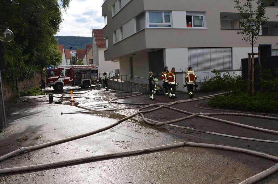 Hochwasser in der Region nach schweren Unwettern