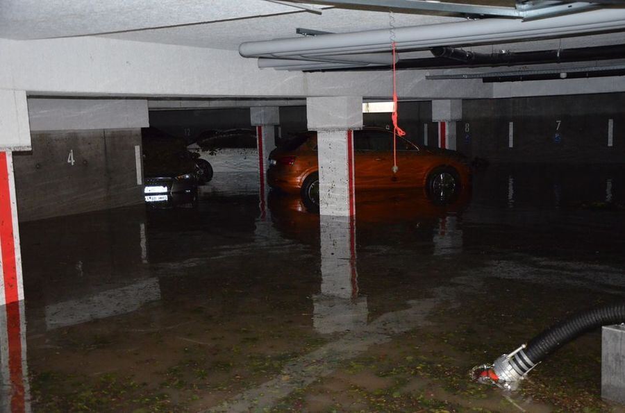 Hochwasser in der Region nach schweren Unwettern