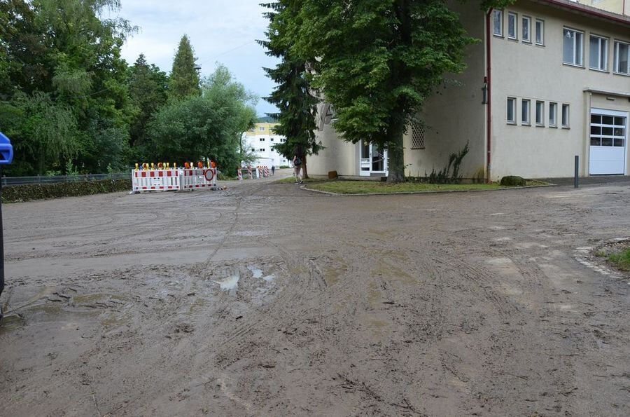 Hochwasser in der Region nach schweren Unwettern