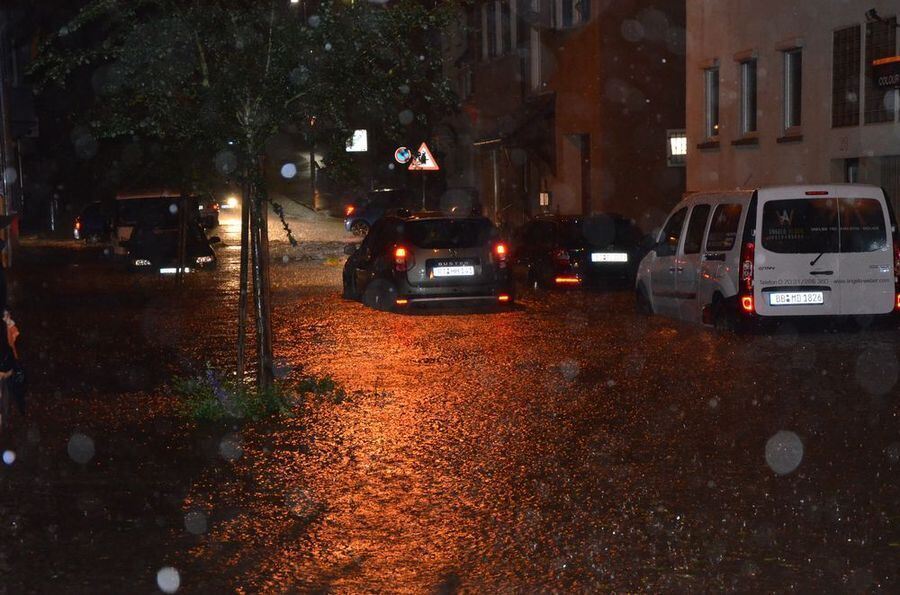 Hochwasser in der Region nach schweren Unwettern