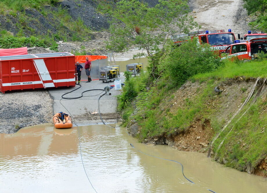 Hochwasser in der Region nach schweren Unwettern