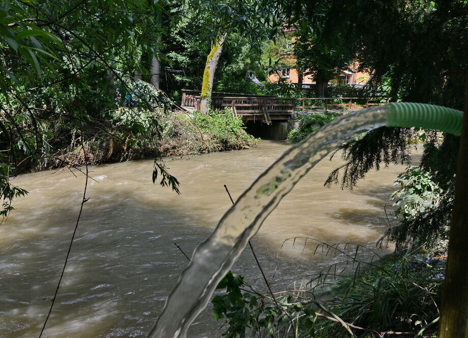 Hochwasser in der Region nach schweren Unwettern