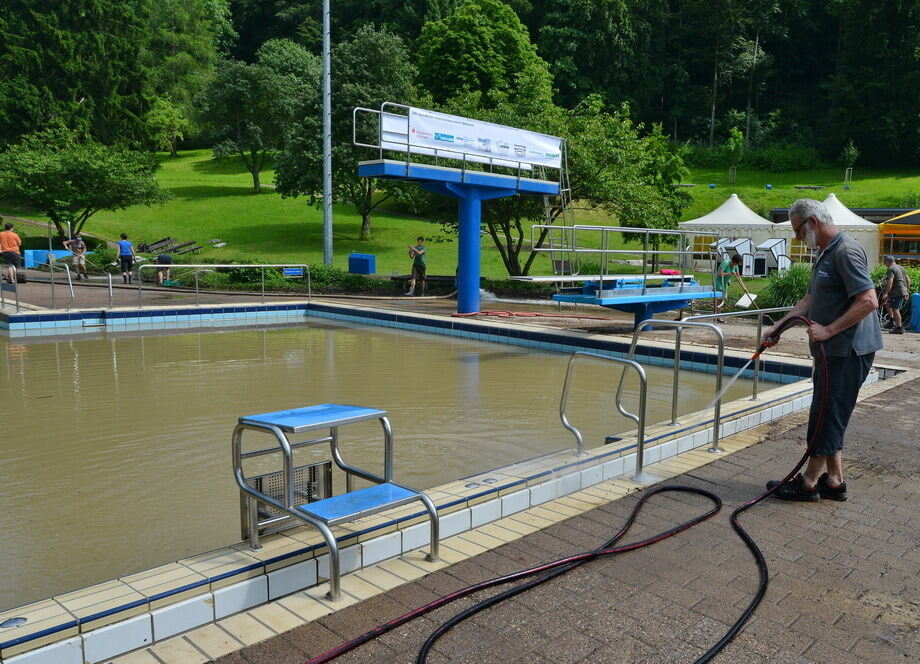 Hochwasser in der Region nach schweren Unwettern