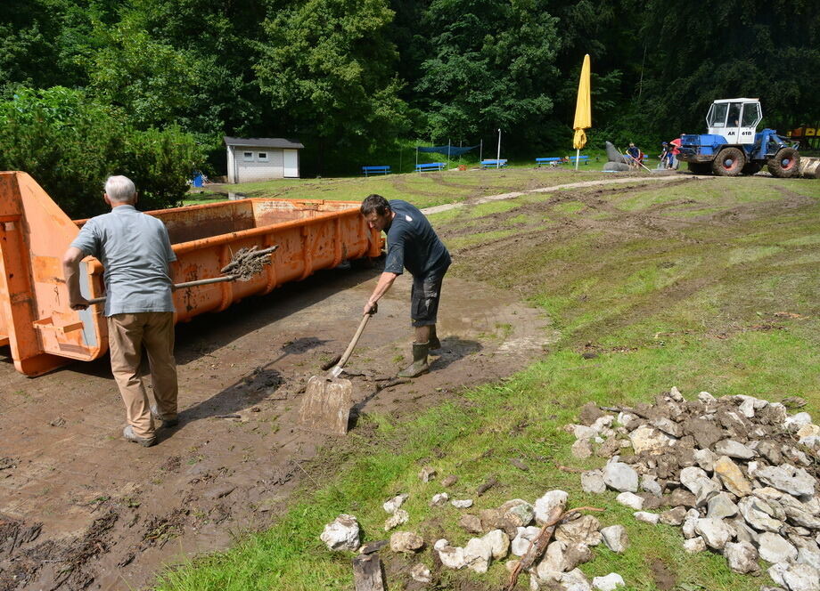 Hochwasser in der Region nach schweren Unwettern