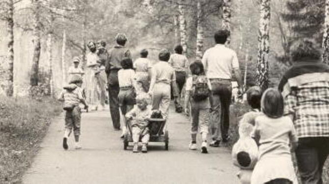 Bilder vom ersten Jahr: Mit Kind und Kegel geht's nix wie raus. GEA-ARCHIVFOTO: DAHLHELM,