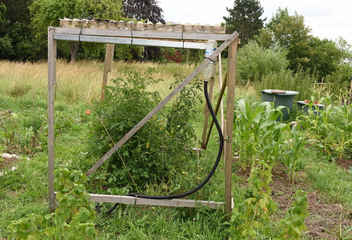 Im Klimagarten der Uni Tübingen