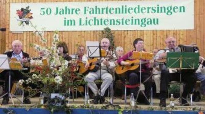 Singen und Musizieren stand in Gönningen hoch im Kurs. FOTO: STÖRK