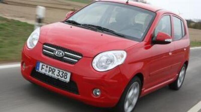 Der Kia Picanto ist ein niedlicher Kleinwagen. FOTO: KIA