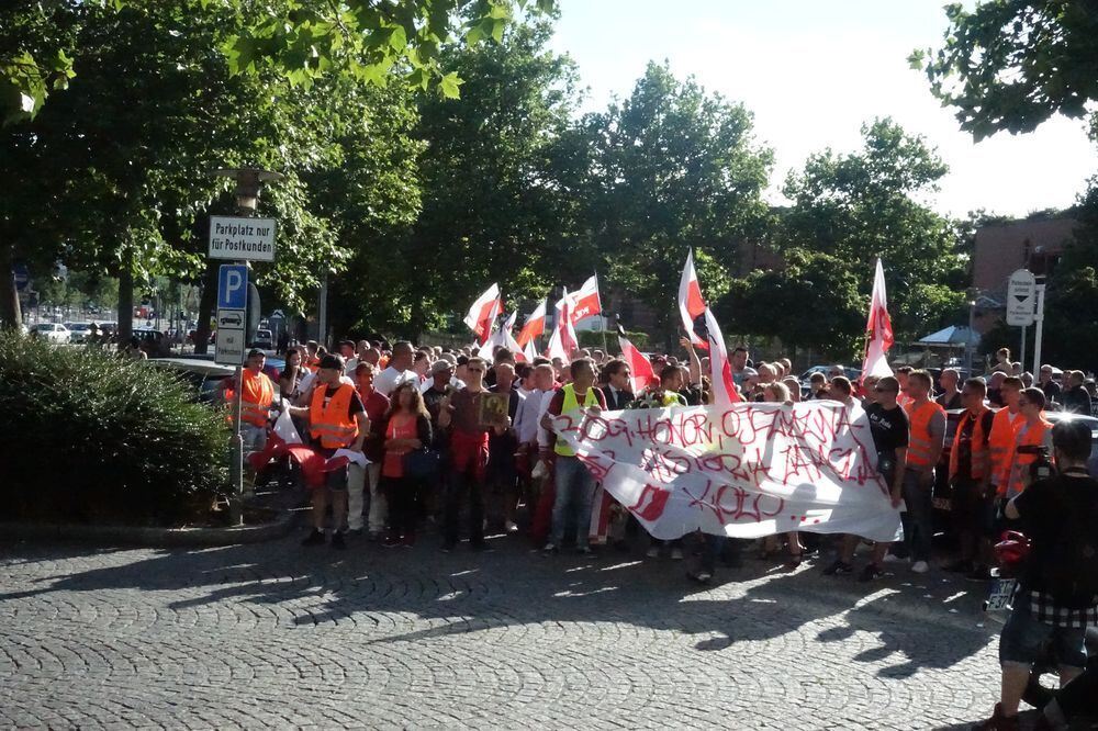 Trauermarsch für getötete Polin