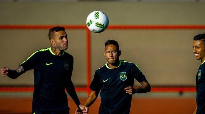 Neymar soll das Team zu Gold führen. Foto: Fernando Bizerra Jr.