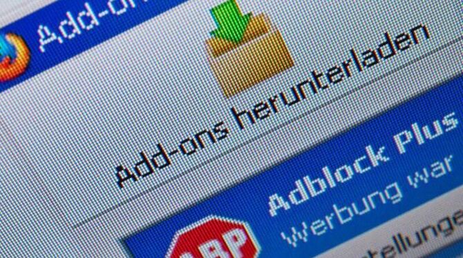 Nach der Installation von Adblock Plus verschwindet Werbung wie von Geisterhand aus dem Browser. Foto: Andrea Warnecke/Archiv