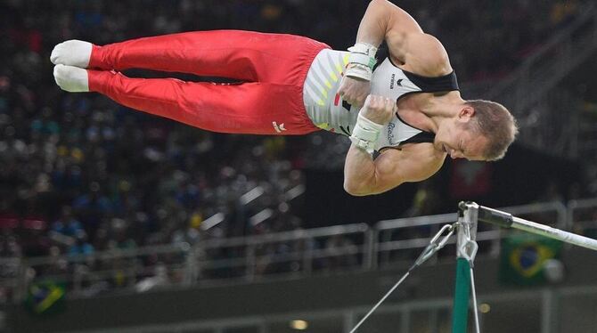 Nach Bronze in Peking und Silber in London nun Gold in Rio de Janeiro: Fabian Hambüchen triumphiert am Reck.