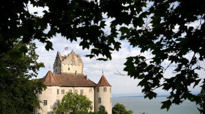 Die Burg Meersburg Bodensee. Foto: Felix Kästle/dpa