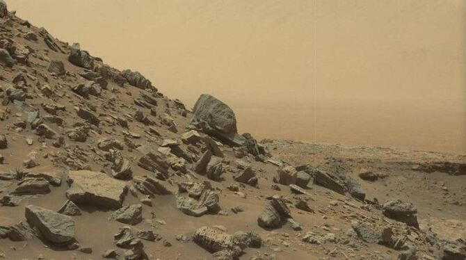 Der Marsrover »Curiosity« liefert spektakuläre Bilder vom Roten Planeten. Foto: Nasa/dpa