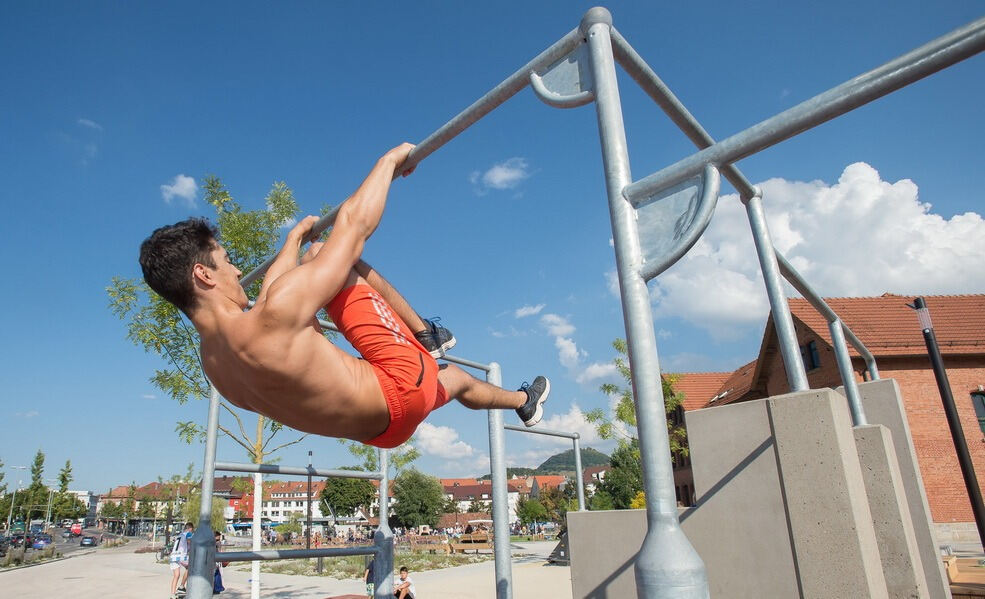 Skateanlage und Parkour-Park im Reutlinger Bürgerpark