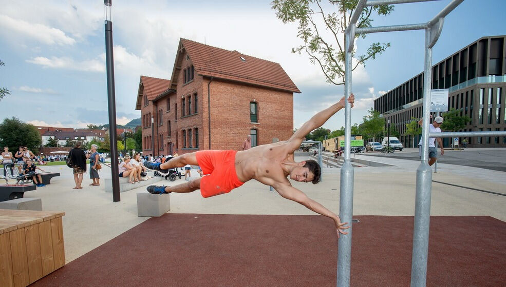 Skateanlage und Parkour-Park im Reutlinger Bürgerpark